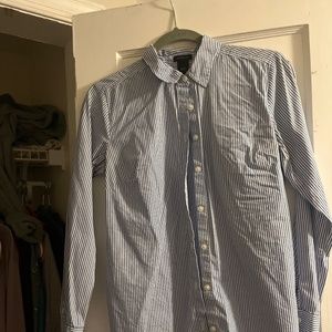 Striped collared shirt
